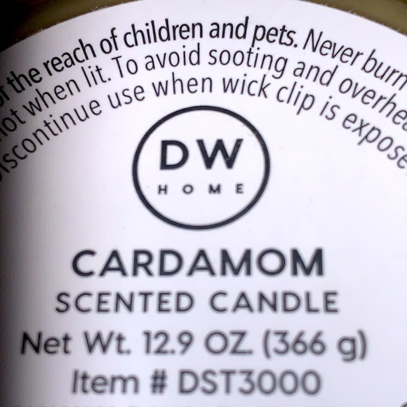 DW HOME CANDLE CARDAMOM NO. 57 GINGER CITRUS 2 WICK RICHLY SCENTED NEW 12.9oz - Picture 7 of 7